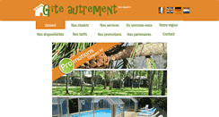 Desktop Screenshot of gite-autrement.com